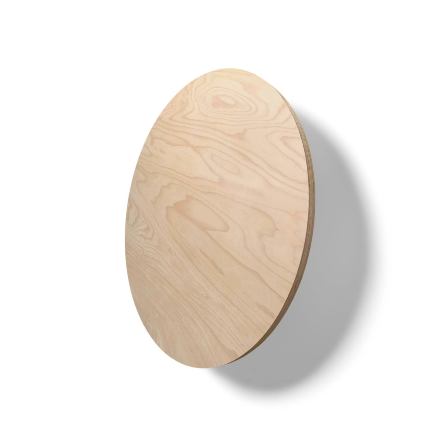 Runde Malplatte aus Buche – stabiler Malgrund mit Birkenholz Rahmen – Ø 30cm bis 120cm