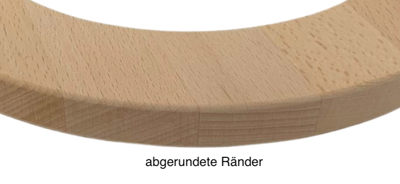 Abgerundete Ränder eines Luna-Rings